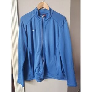 Vintage Nike Jacket Zip Up Blue Womens XL 16-18 Vintage Nike Zip Up Coat
